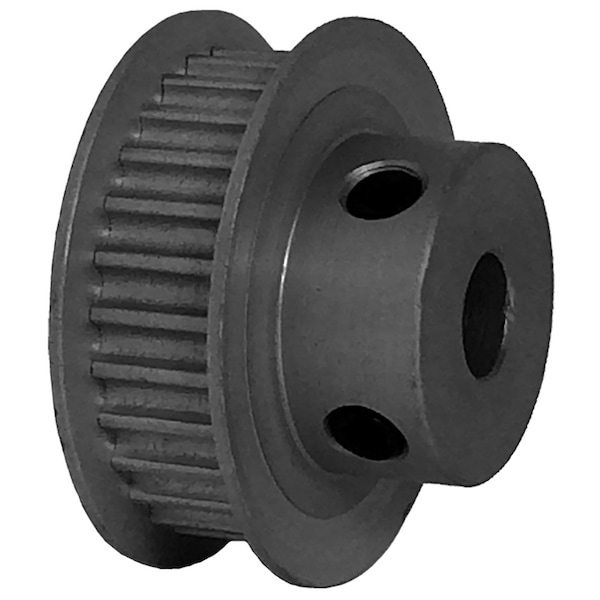 B&B Manufacturing 28-3P06-6FA3, Timing Pulley, Aluminum, Clear Anodized, 28-3P06-6FA3 - main